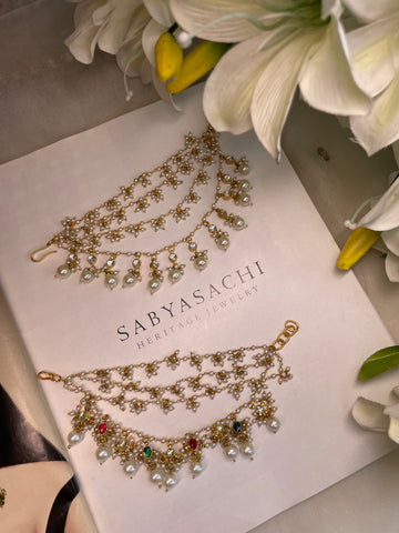 Pachi Kundan Earchain