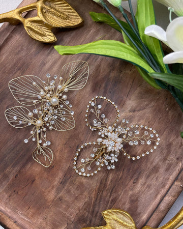 Gold Wedding Hair Comb