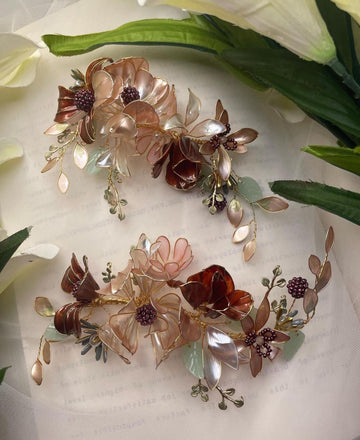 Hair accessories gold color