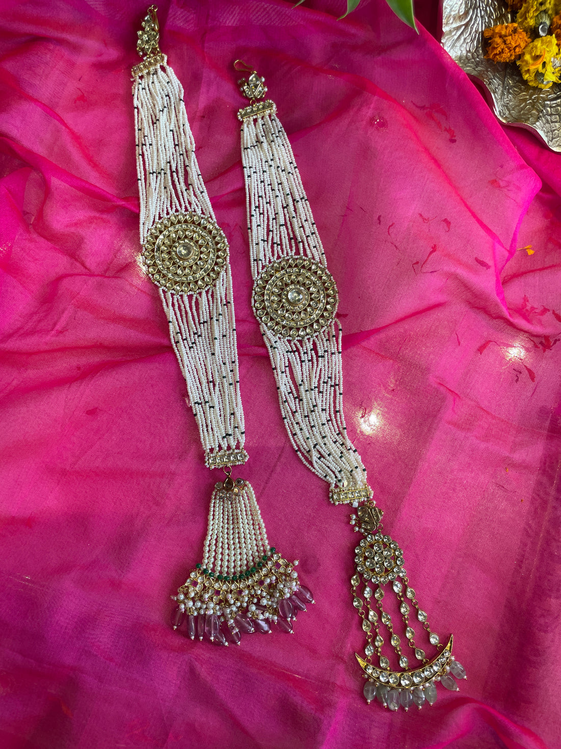 Alloy Pearl Gold-plated Bracelet