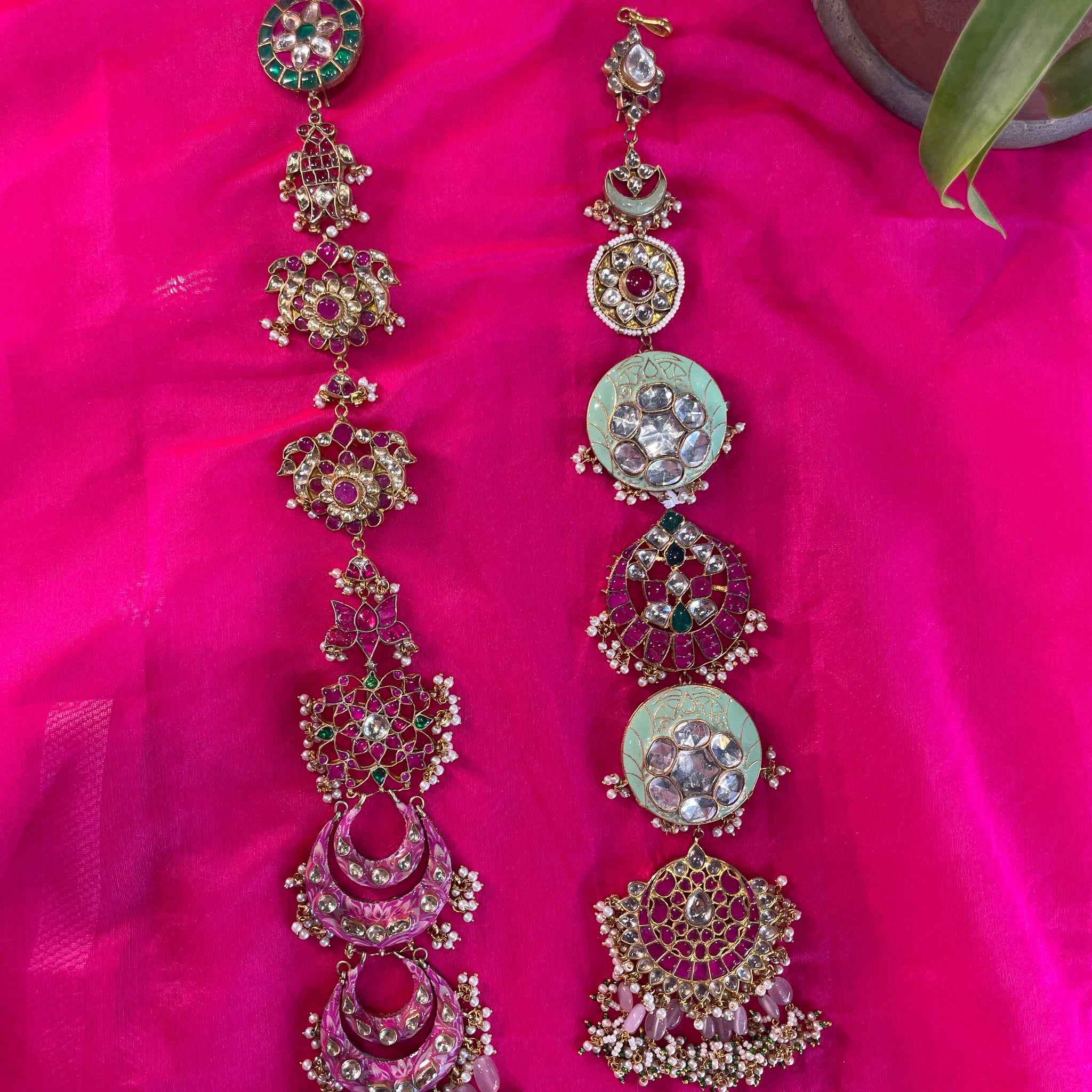 Kundan tika set