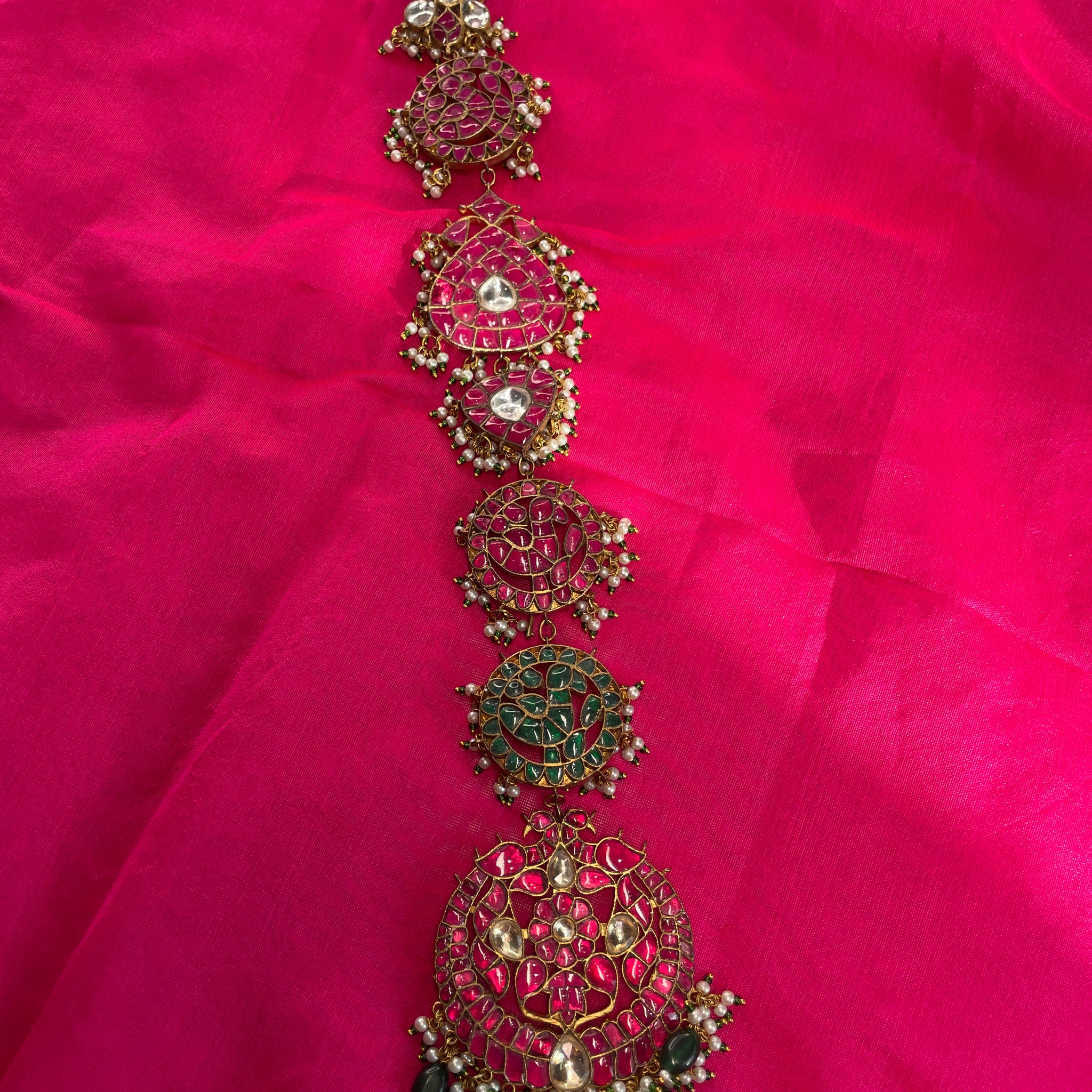 Kundan Bridal Jada Billai-Hair Braid