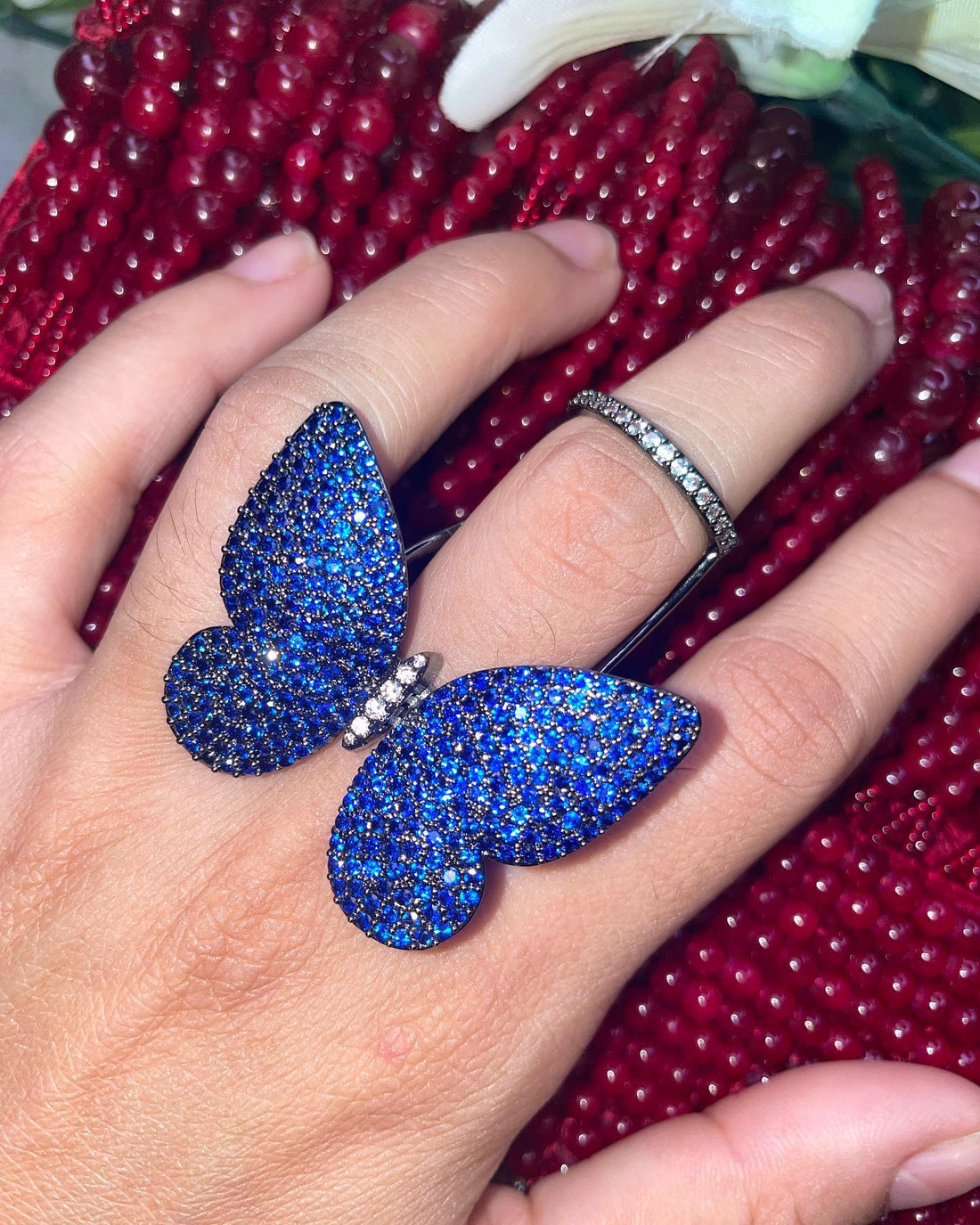 Movable Butterfly Ring