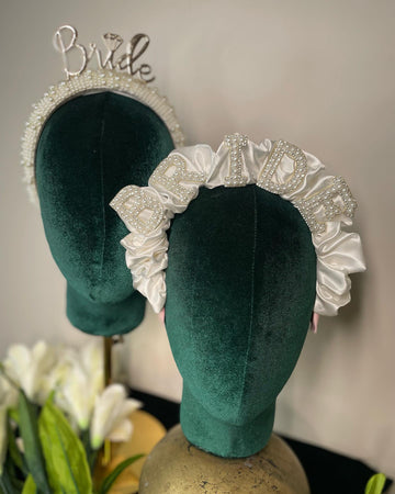 Bride pearl headband