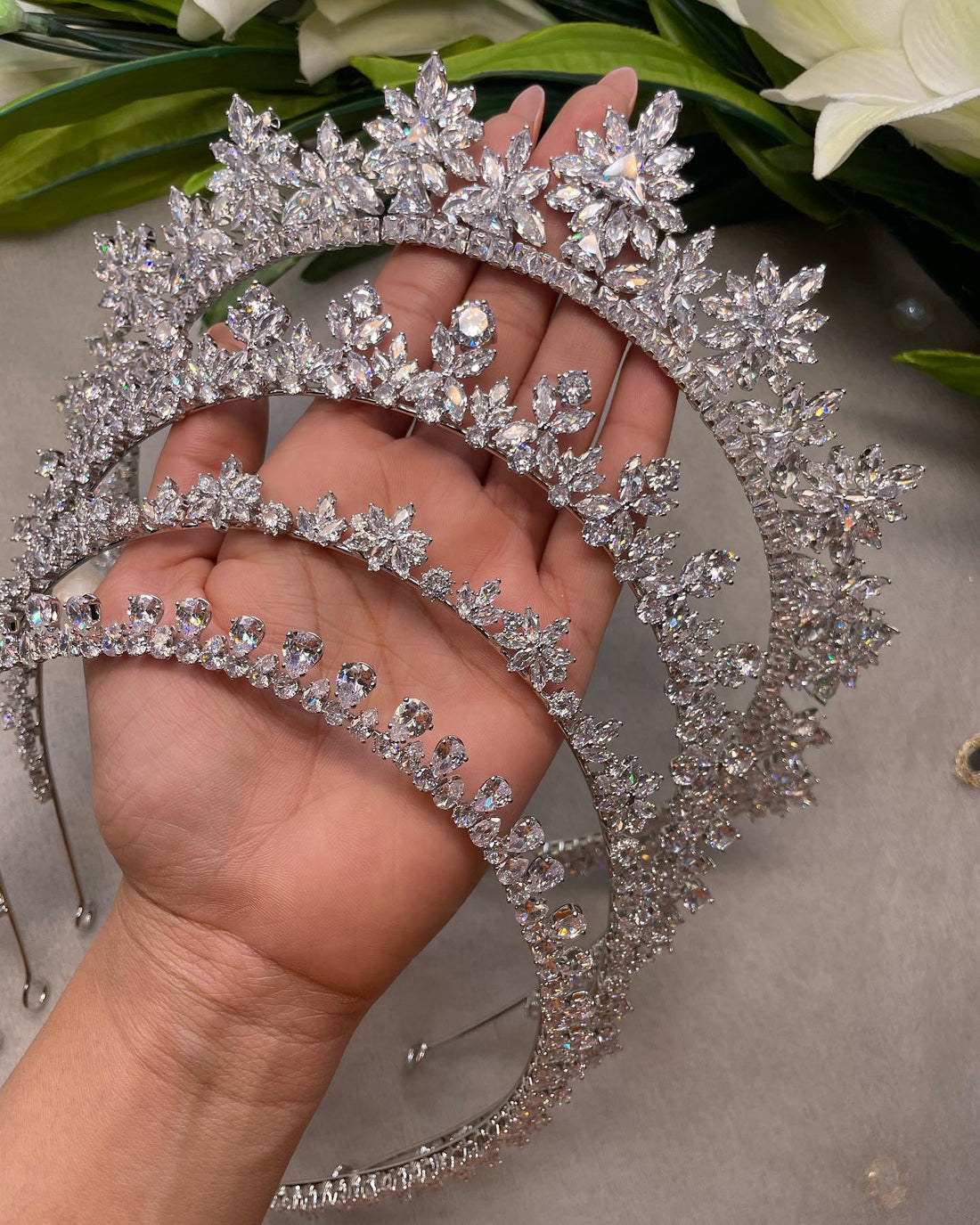 Handcrafted Luxury Crystal Bridal Headband