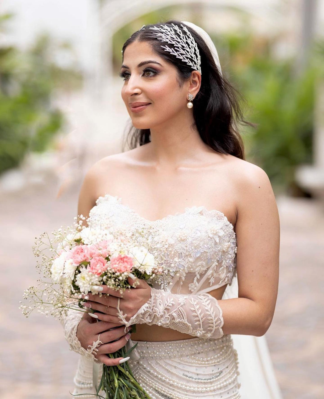 Gorgeous White Hand Jewelry